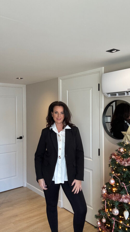 Blazer Sanne zwart Biba-Blazers Label-L