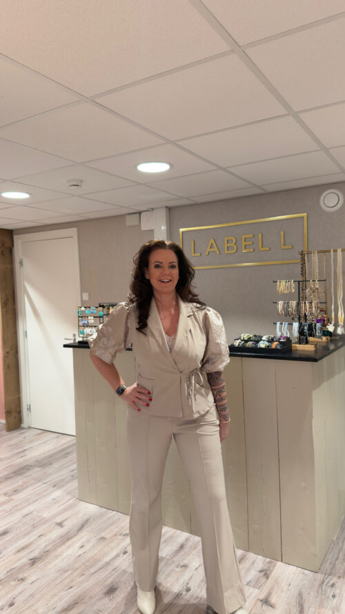 Blazer short sleeves 3910 Beige triple nine-blazers Label-L