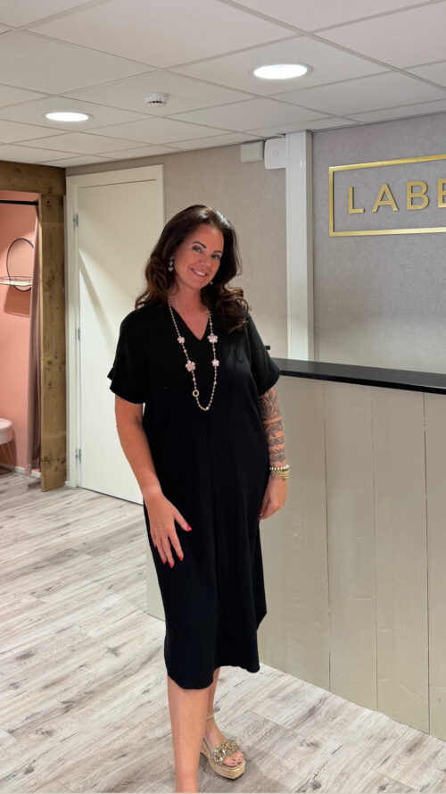 Jurk Basic Livia black label-l-jurken Label-L 1