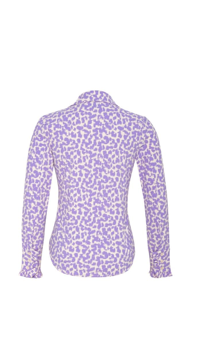 Sarah blouse scratch violet Aime -Blouses Label-L 1