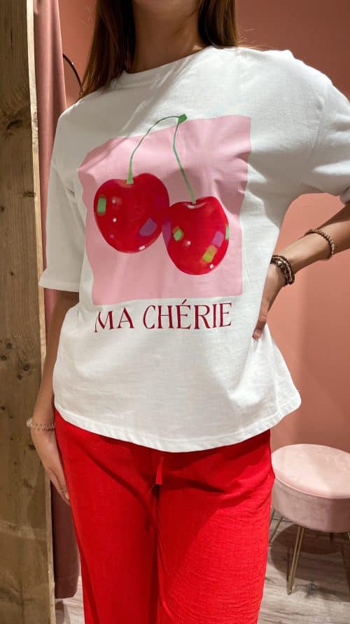 Shirt Cherry azzurro -shirts Label-L 1