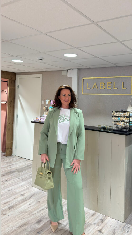 Shirt Paris Green Tops en shirts- Label-L