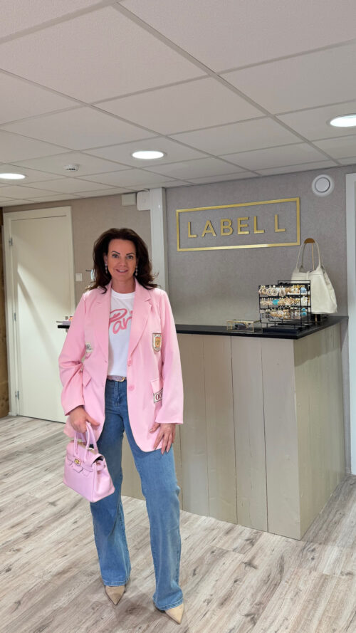 Shirt Paris Pink Tops en shirts- Label-L