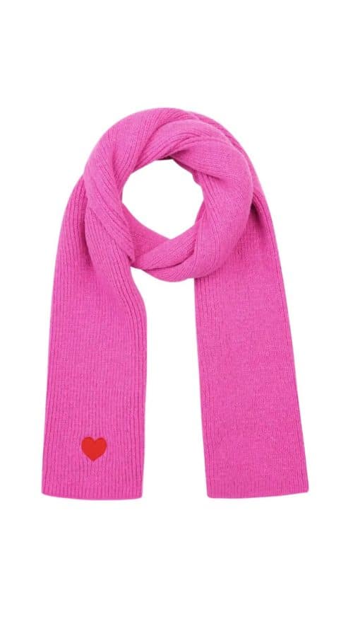 Sjaal heart roze Jill-sjaals Label-L