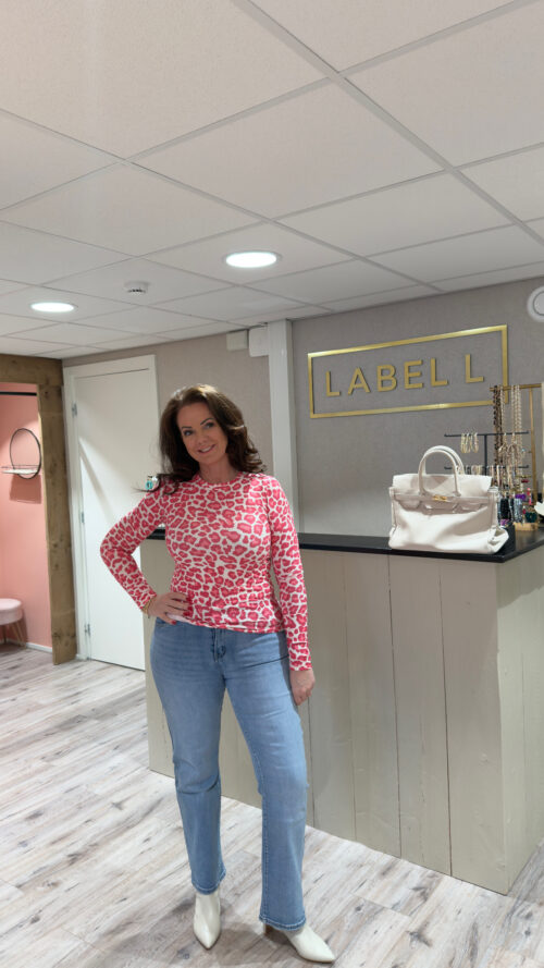 Soft top panter Pink azzurro-shirts en Tops Label-L