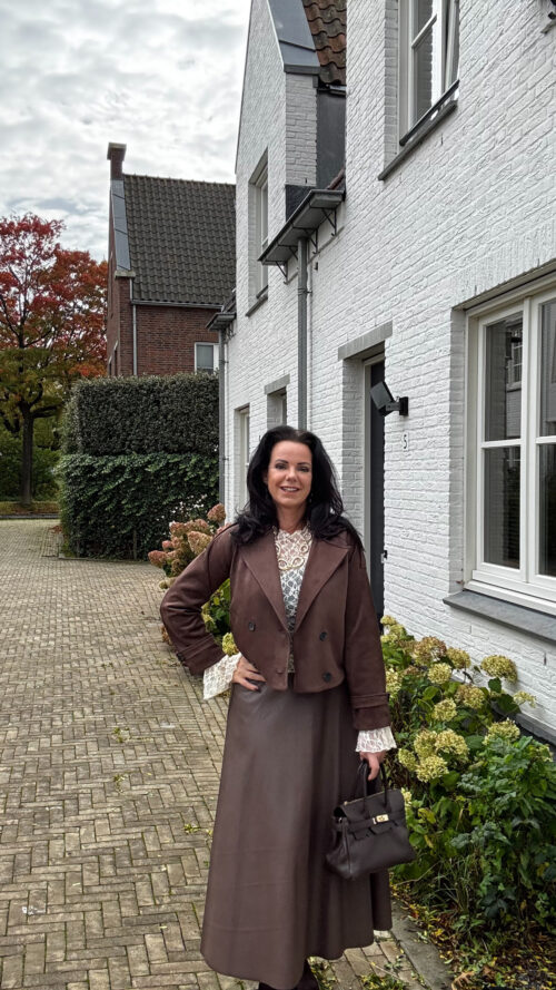 Suendine jasje brown label-l-blazers Label-L