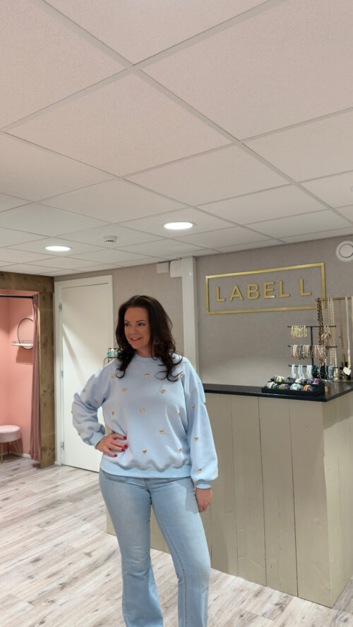 Sweater heart Blue moocci-truien en vesten Label-L 1