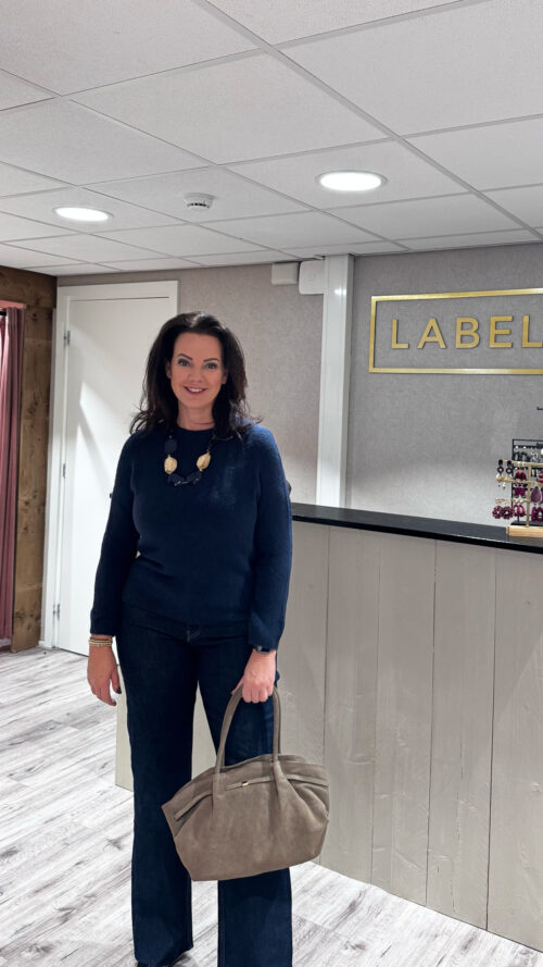 Trui alpaca Navy triplne nine-truien en vesten Label-L