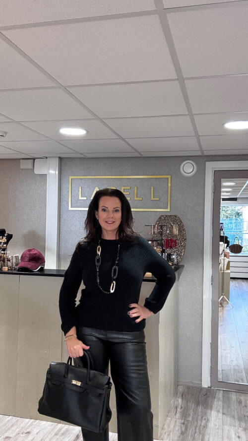 Trui alpaca black triplne nine-truien en vesten Label-L