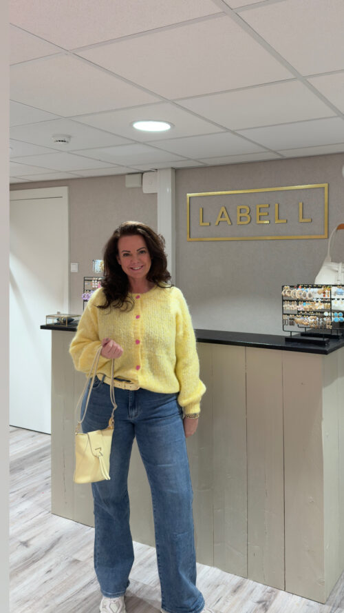 Vest Amy Yellow-label-l-truien en vesten Label-L