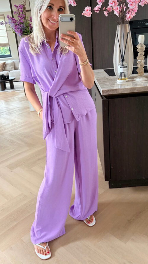 co-ord set Valentina Lila Azzurro -co-ord sets Label-L